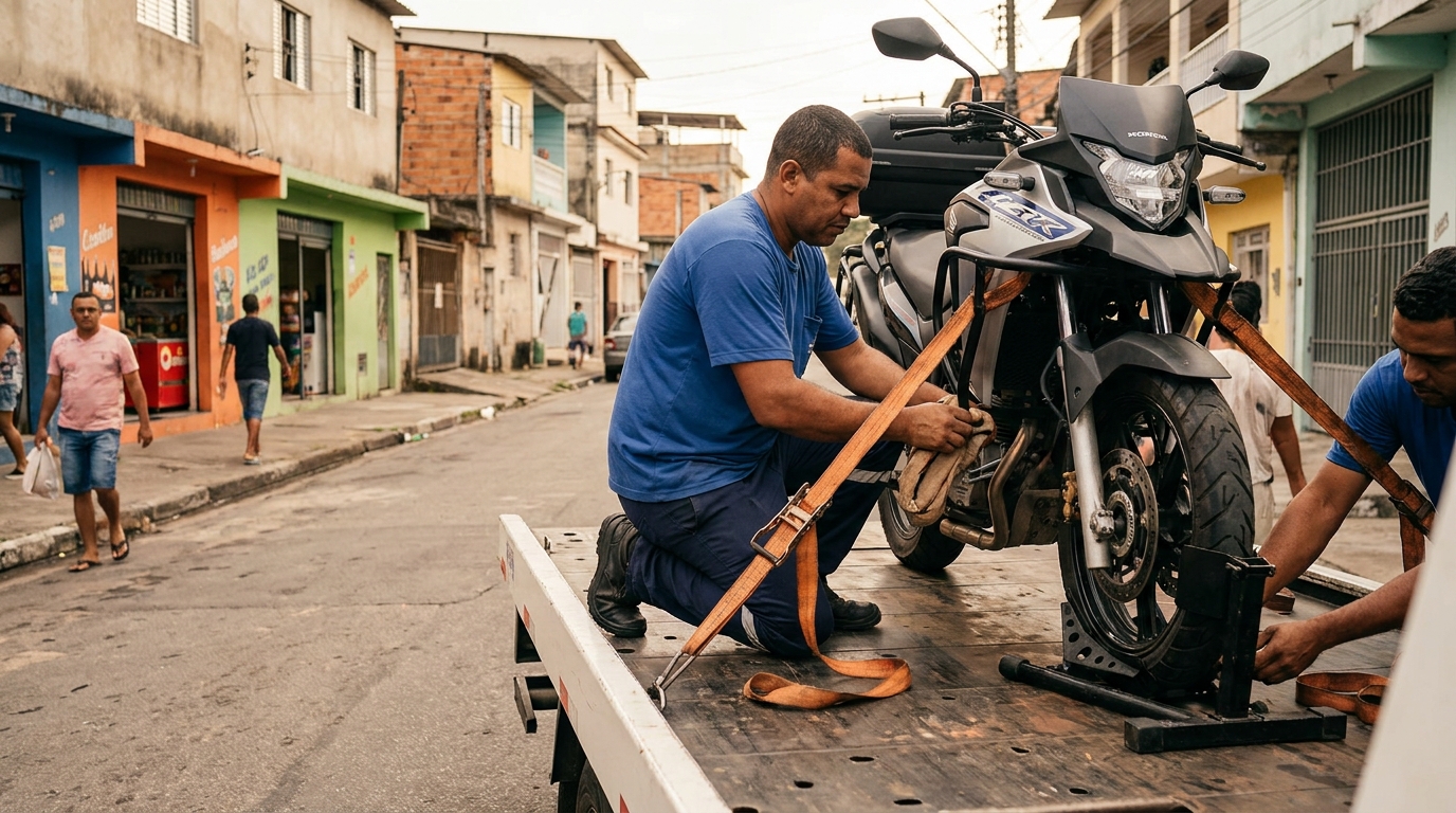 Guincho para Moto em Botucatu‑SP
